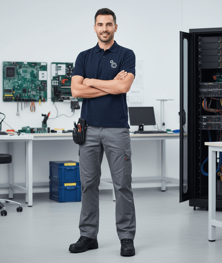 Corporate polo uniform